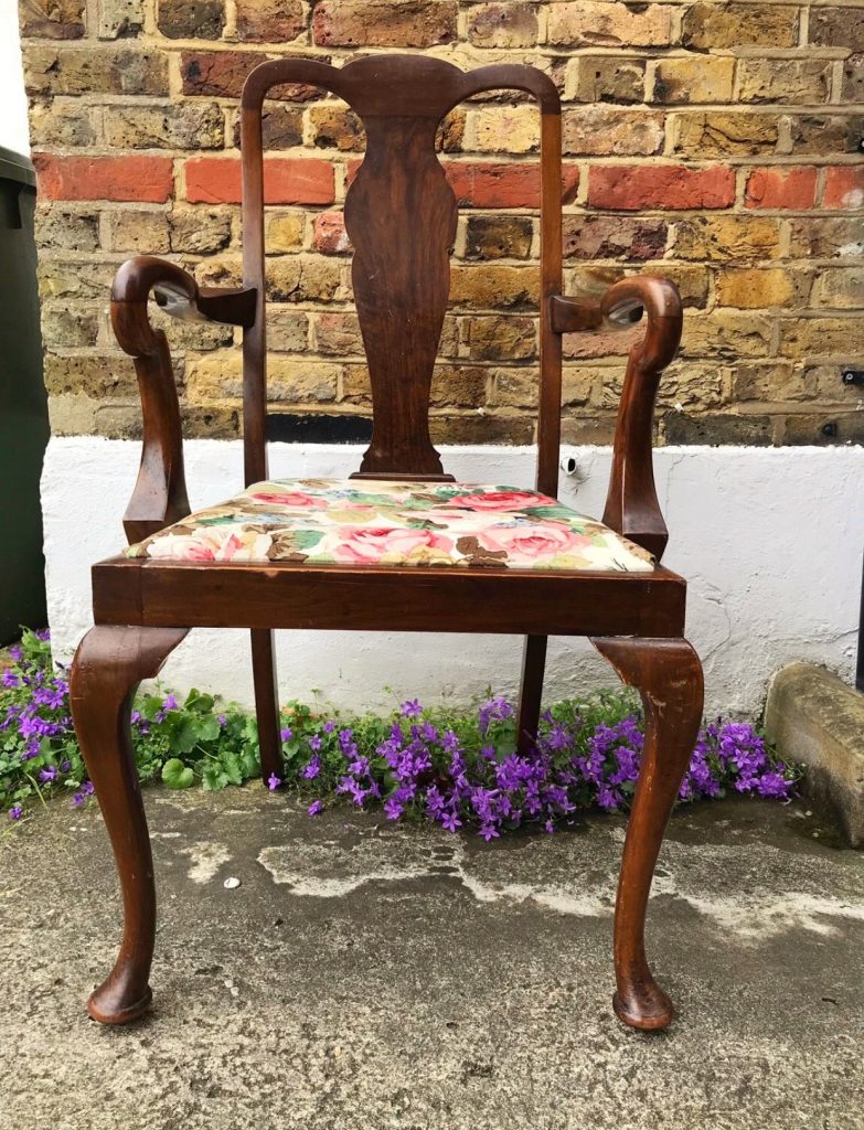 Wooden armchair
